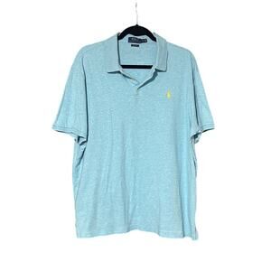 Polo Ralph Lauren Men's sz XL Classic Fit 100% Cotton Yellow Pony Polo
